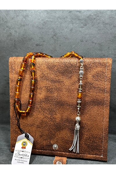 Kehribar Polonya Damla Tesbih – Zultanit Taşlı Püskül Özel Tasarım Koleksiyon...