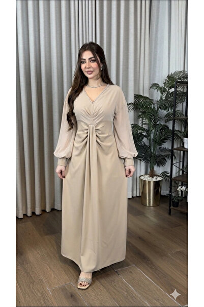 ٌRominz fashion Luxurious Crepe evening dress with a royal feminine cut – sof...