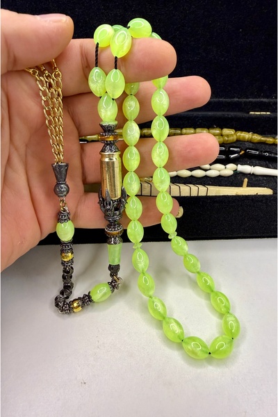 İskenderun Tesbihcilik مسبحة صلاة مصنوعة يدويًا بتصميم فني على شكل مخلب مرصع ...