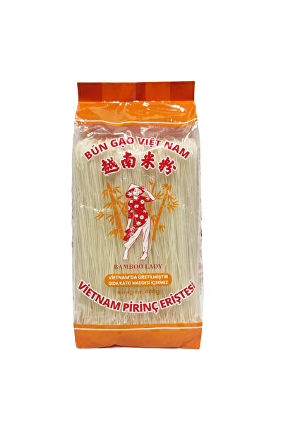 BAMBOO LADY Vietnam Pirinç Eriştesi Vietnamese Rice Vermicelli Glutensiz 400 gr