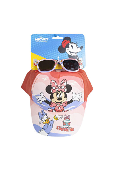 Minnie Mouse Σκούφος Sunshine Pink με γυαλιά 53 εκ. 5 ετών