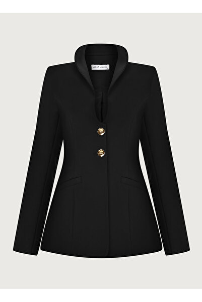 Atelier Aliz Normal Siyah Kadın Ceket VEYRA CEKET
