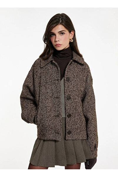 Koton Normal Kahve Kadın Ceket 6WAK20404EW