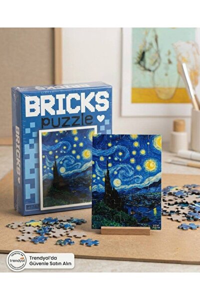 ELIVORA Bricks Yapboz Eğitici ve Eğlenceli Mini Yapboz 10x15 cm