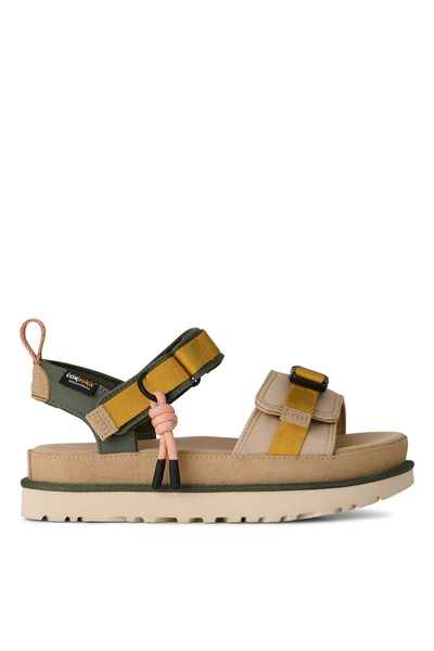 UGG %39 İnek Derisi, %61 Tekstil Kum Kadın Sandalet W GOLDENSTAR WILDWOOD