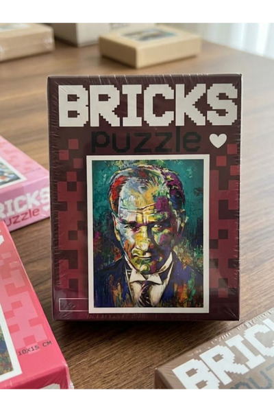 ELIVORA Bricks Yapboz Eğitici ve Eğlenceli Mini Yapboz 10x15 cm