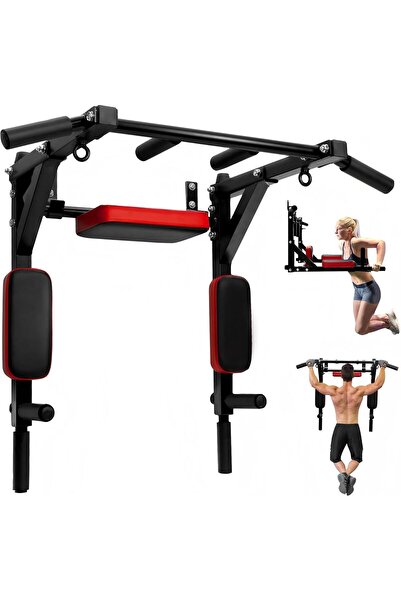Ehi Heavy Duty Wall Mounted Pull Up Bar – Multi-Grip Ceiling Strength/Chin-Up...