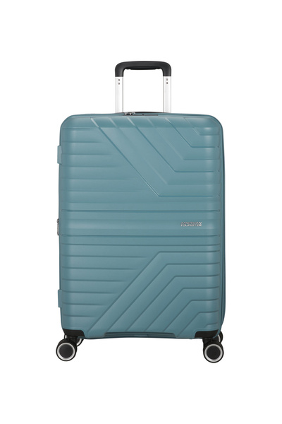 American Tourister Mavi Çekçekli Sert Valiz FLYTWIST-SPINNER 67/24 TSA EXP