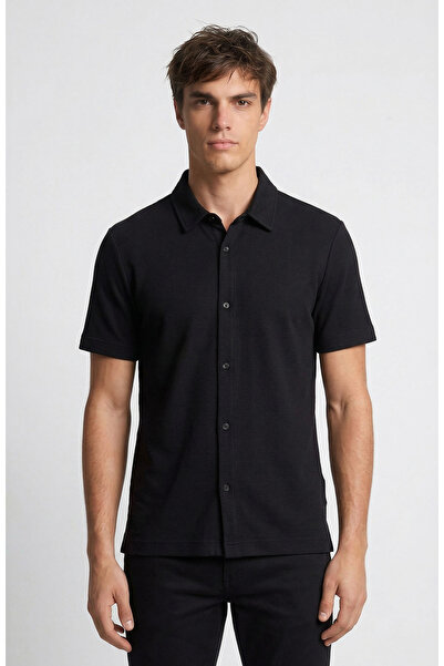 Network Siyah Gömlek