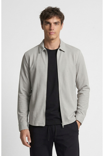 Network Gri Dış Gömlek