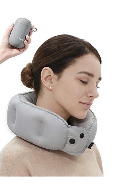 Generic Neck Pillow Inflatable Travel Pillow Adjustable U-Shape Pillow Flight...