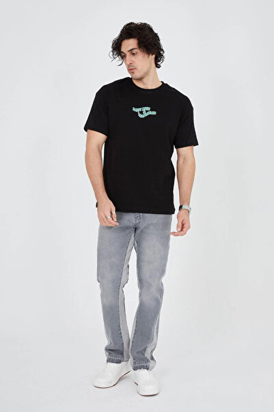 ERTAŞ TREND STORE Men's Printed T-Shirt Short Sleeve Crew Neck Regular Fit Co...