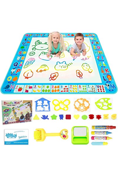 Arabest حصيرة الرسم المائية للأطفال، لوحة الرسم والكتابة، حصيرة الرسم بدون فو...