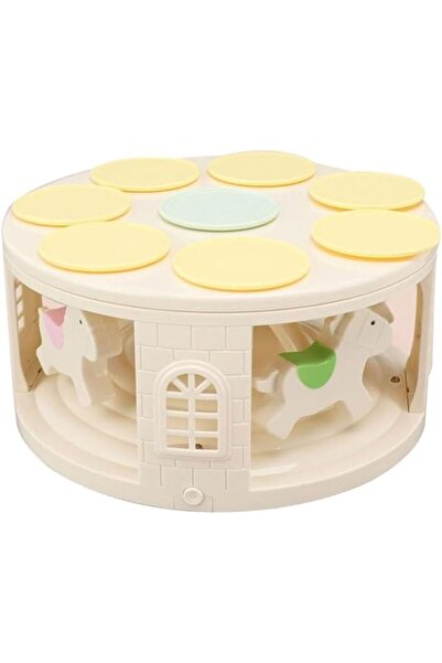 Arabest Table Sushi Display Tray Double Layer Automatic Revolving Dessert Mac...