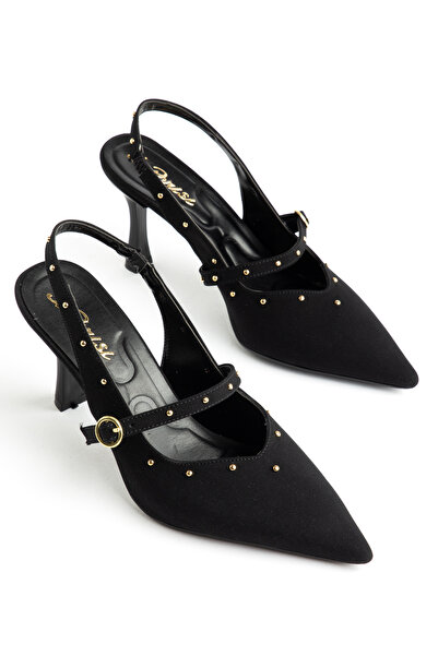 SU PERİSİ Women's Stiletto Comfortable Daily Eyelet Detail Comfortable Orthop...