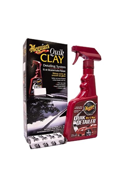Meguiars Kit de decontaminare auto cu sistem de detailing Quik Clay