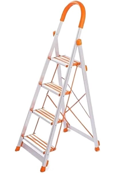 Arabest Step Ladder Folding Ladder Telescopic Ladder Metal 3 Step Stool Ladde...