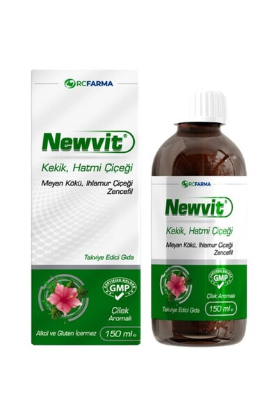 Rcfarma Newvit Thyme Marshmallow Syrup 150 ml - in New Packaging