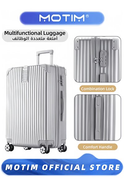 MOTIM حقيبة سفر قابلة للتوسيع، مصنوعة من البولي بروبيلين الصلب، مناسبة للصعود...