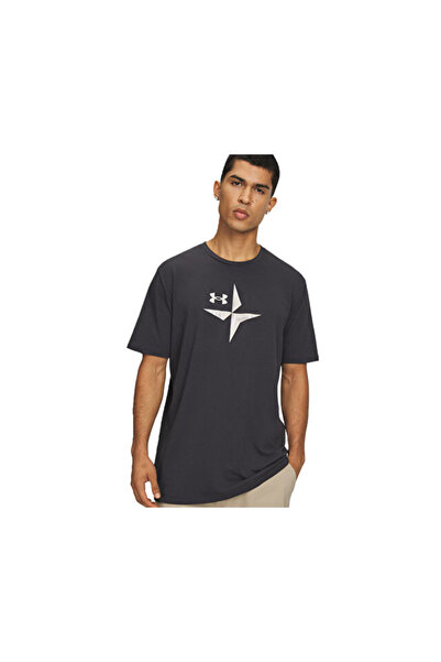 Under Armour Ua Explor Graphic Ss Men's Casual T-Shirt 6012783-016 Gray