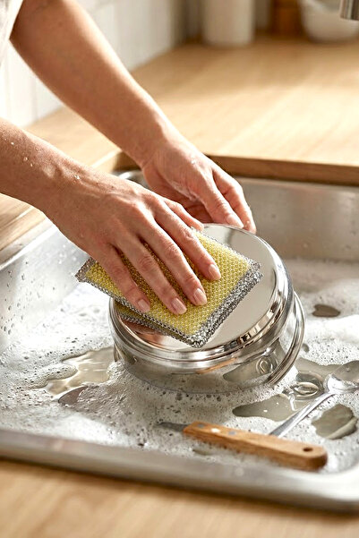 NESS HOME Myclean Diamond Wire Dish Sponge Single Piece