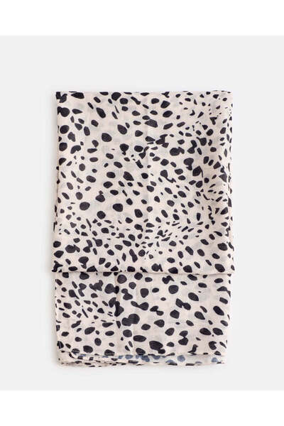 REDTAG Girls White Embellished Scarf