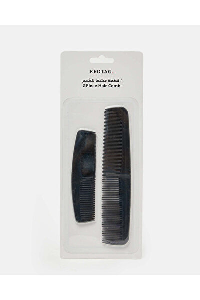 REDTAG طقم مشط شعر أسود مكون من قطعتين