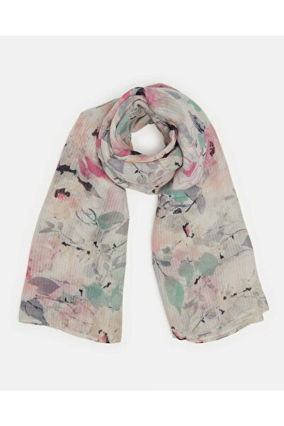 REDTAG Girls White Printed Scarf