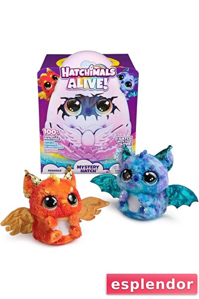 esplendor Simli Ejderha Yumurtadan Çıkan Etkileşimli Peluş Oyuncak