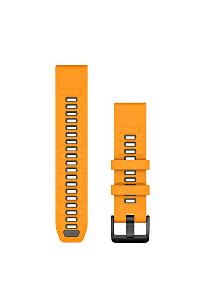 Garmin QuickFit 22 mm Yedek Kayış - Turuncu/Grafit