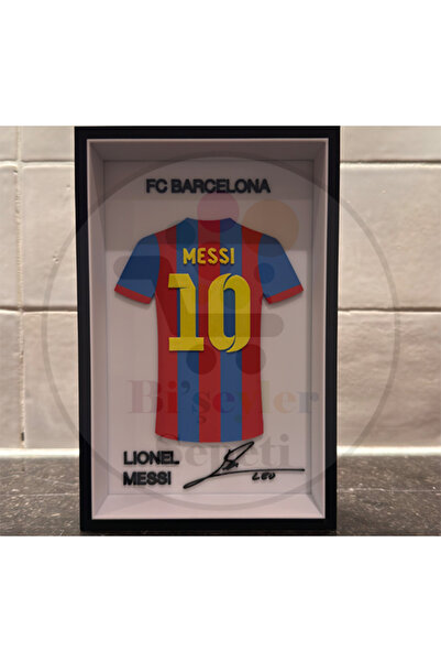 Bi'şeyler Sepeti Lionel Messi - FC Barcelona - Forma İmzalı Çerçeve Hediyelik...