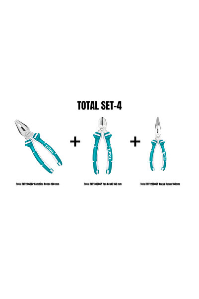 TOTAL Set-4 (Kombine Pense 160 mm+Yan Keski 160 mm+Karga Burun 160mm)