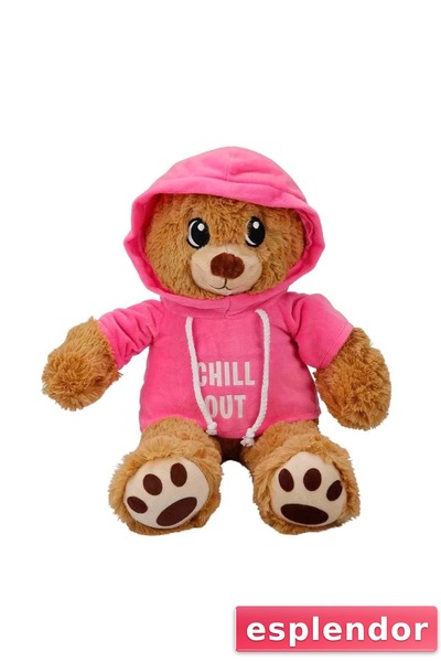 esplendor Hooded Soft Plush Bear Toy