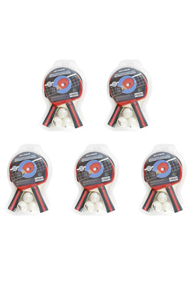 Hyper تي تي آر 5 ★   مجموعة مضارب تنس الطاولة، مجموعة بينج بونج 5 قطع (مضرب +...