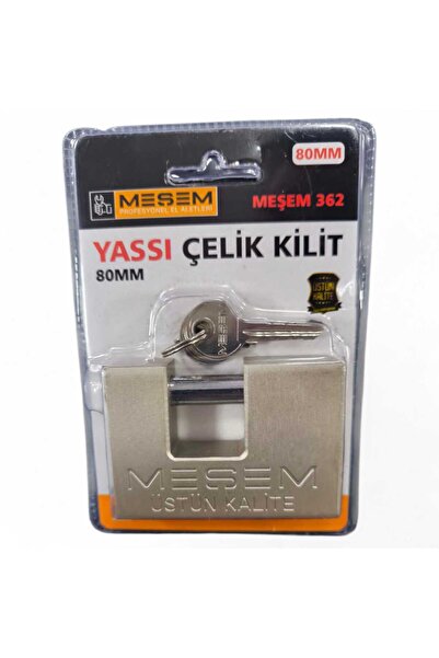 Meşem قفل ياسي ستيل 80 ملم