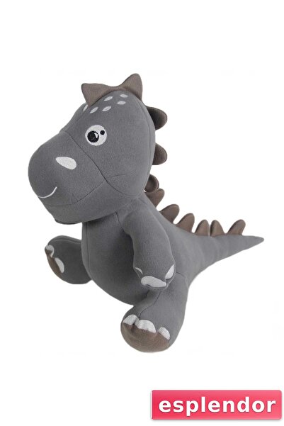 esplendor Gray Colored Plush Dinosaur Toys 40cm Length