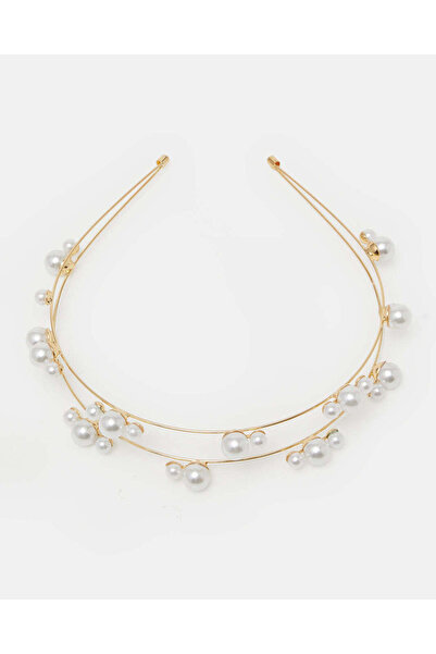 REDTAG Women Assorted Pearl & Gold Headband