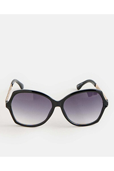 REDTAG Women Black Round Sunglasses