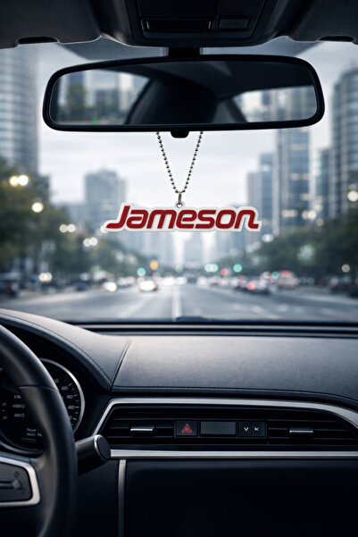 Nicevia زينة مرآة الرؤية الخلفية على شكل ويسكي مع سلسلة قصيرة، إكسسوار مرآة س...