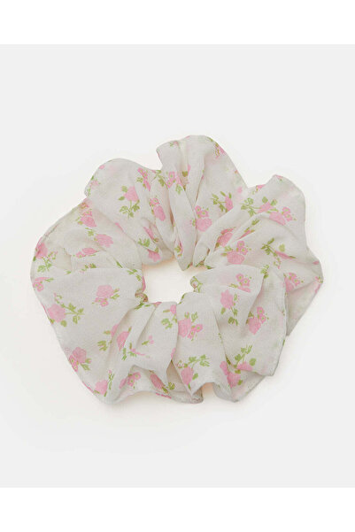 REDTAG Girls White Embellished Hair Elastic