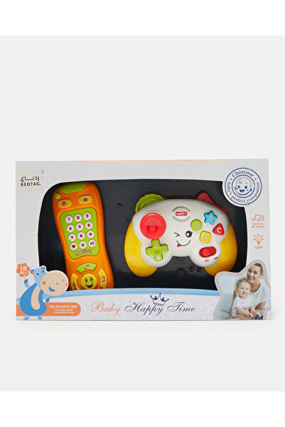 REDTAG مجموعة ألعاب متنوعة للأطفال تتضمن هاتفًا وعصا تحكم مع أضواء وموسيقى