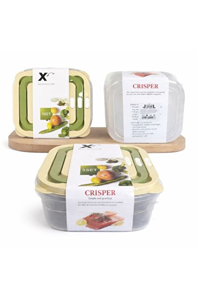 Issa Food Casseroles 3/set, Plastic, 17×7cm, Different Sizes, with Leakproof ...