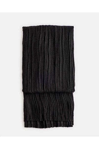 REDTAG Girls Black Solid Scarf