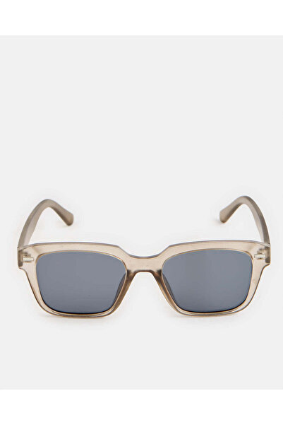 REDTAG Men’s Beige Aviator Sunglasses