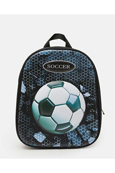 REDTAG Boys Assorted Backpack With 3d Football