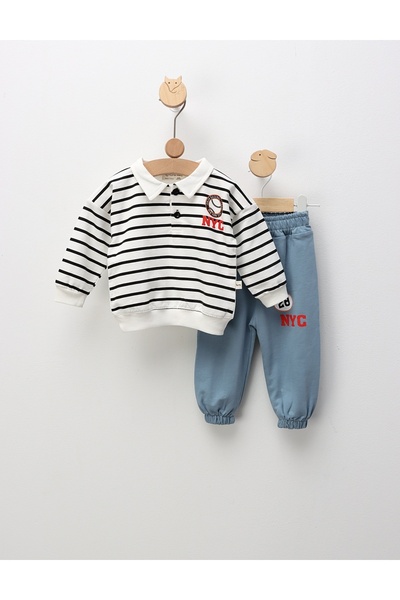 MiniKids Compleu Junior Baseball League, cu albastru