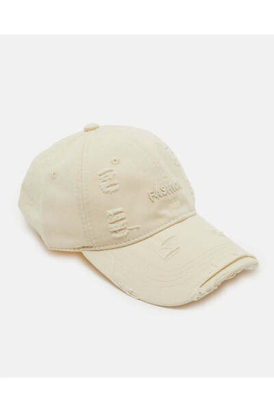 REDTAG Women White Ribbed Cap