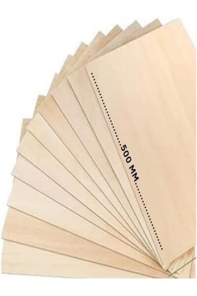 Generic Wings - Pack of 12 Solid Natural Pine Wood Planks 40mmx30mmx500mm