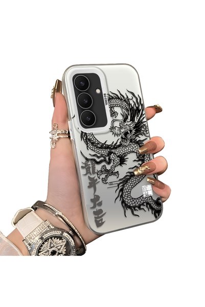 ucuc Samsung Galaxy S25 Fe Compatible Hard Acrylic Back Silicone Edge Lens Pr...
