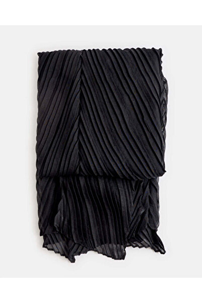 REDTAG Girls Black Solid Scarf